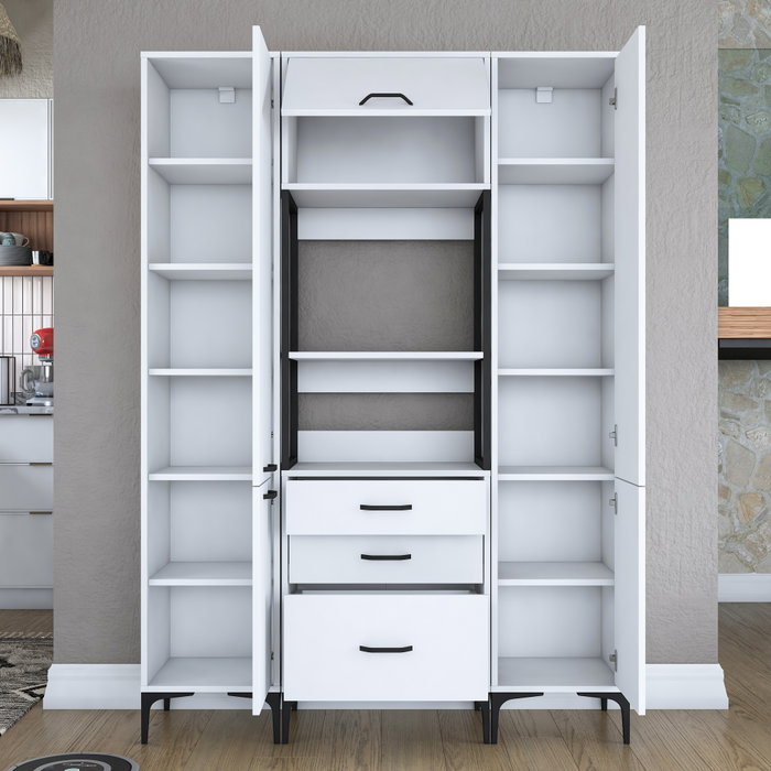 Hanah Home Armario Multiusos Blanco JE145 - 3115 Hanah Home Armario Multiusos Blanco JE145 - 3115